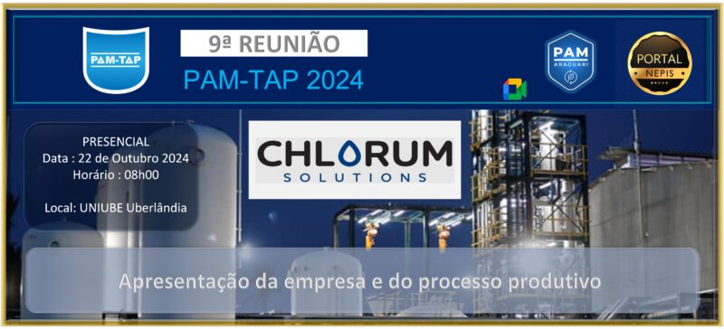 9ª Reunião PAM-TAP 2024 Chlorum Solutions