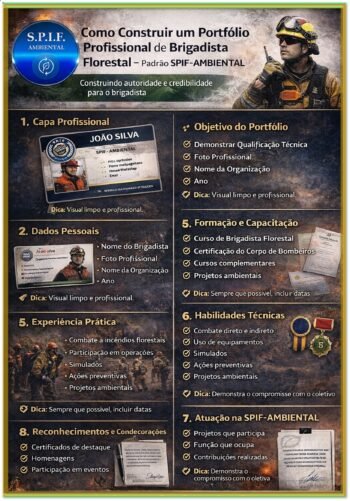 Portfólio Profissional de Brigadista Florestal