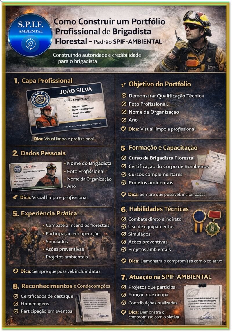 Portfólio Profissional de Brigadista Florestal