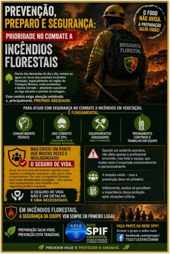 PREVENÇÃO, PREPARO E SEGURANÇA: PRIORIDADE NO COMBATE A INCÊNDIOS FLORESTAIS
