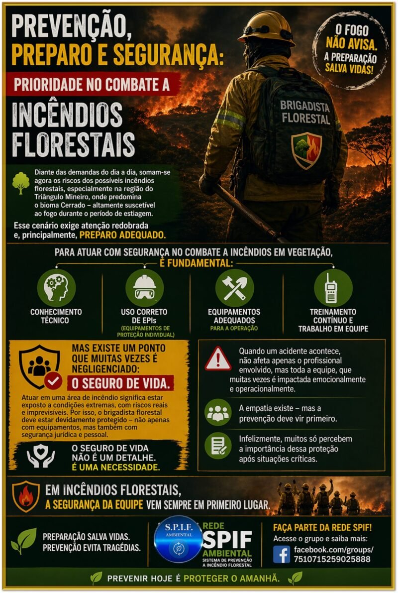 PREVENÇÃO, PREPARO E SEGURANÇA: PRIORIDADE NO COMBATE A INCÊNDIOS FLORESTAIS