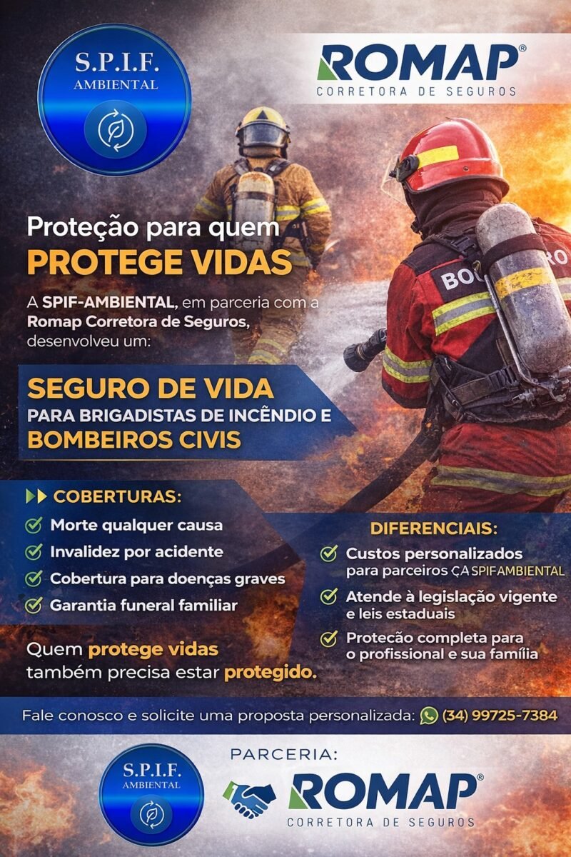 Seguro de Vida para Brigadistas e Bombeiros Civis – ROMAP
