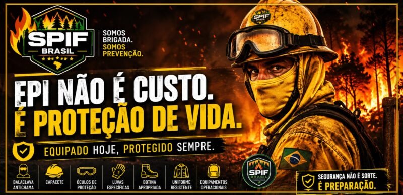 EPI NÃO É CUSTO. É PROTEÇÃO DE VIDA.