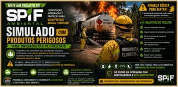 SIMULADO COM PRODUTOS PERIGOSOS PARA BRIGADISTAS FLORESTAIS