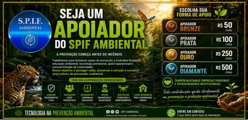 SEJA UM APOIADOR DO SPIF – AMBIENTAL