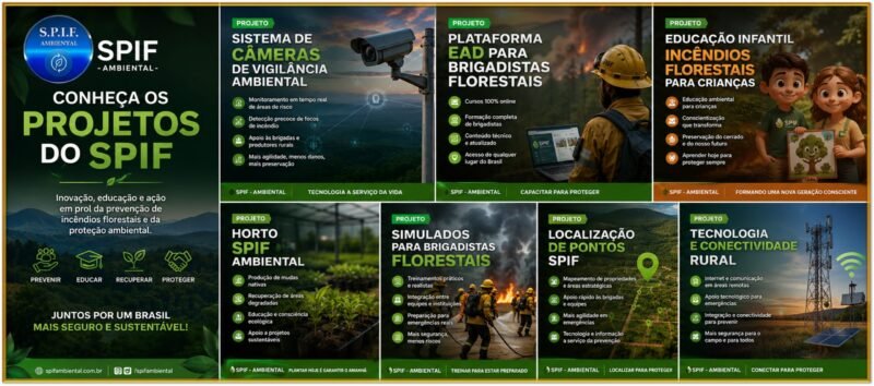 Conheça os Projetos que Estamos Construindo para a Prevenção e Combate a Incêndios Florestais