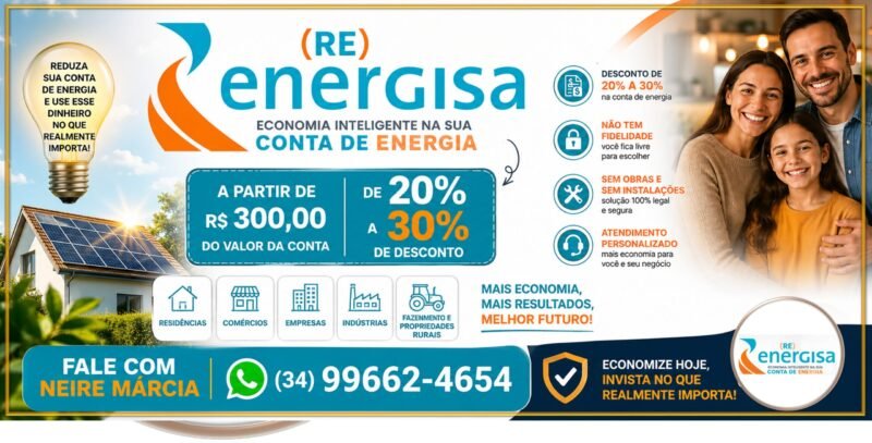 (RE) Energisa – Economize até 30% na conta de luz!