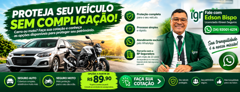 Seguro para Carros e Motos em Uberlândia Solicite sua cotação de forma rápida e segura.